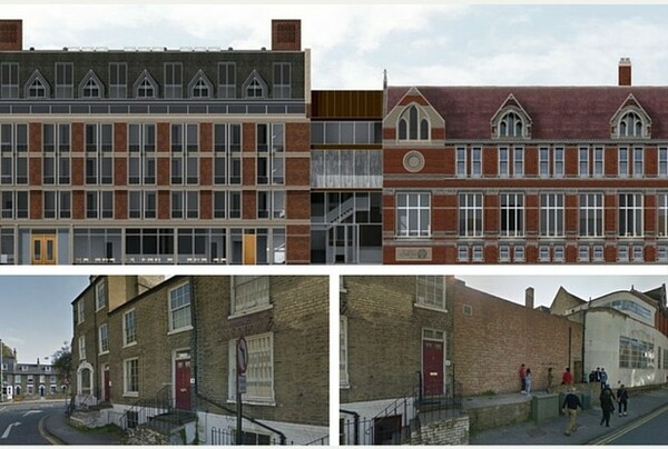 The photo for 16/0673/FUL Cambridge Union Society redevelopment.
