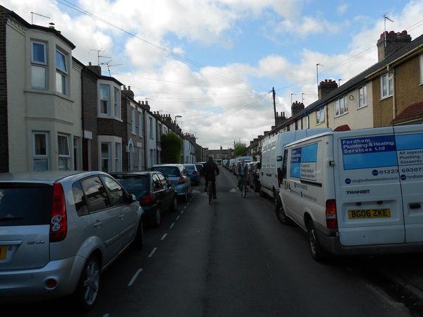 The photo for Two-way cycling in Romsey.