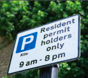 The photo for York Street area residents' parking zone.