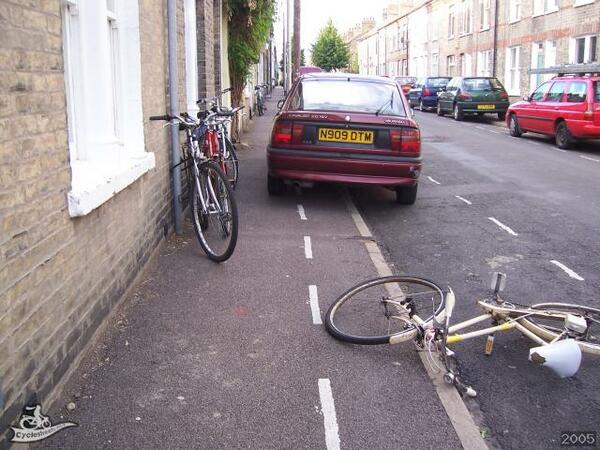 The photo for Cycle Parking in the terraced streets of Romsey / Petersfield.